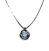 Necklace Woman in White Gold Cubic Zirconia P.L. ZIRC NODINO PI N/Z 2.10 B